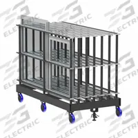 VALLEY CRAFT Frame Cart: 2,000 lb, Gray, 96 3/4 in L x 49 1/2 in W x 71 in H Deck, 6 Levels (MPN EP3523-00). Key specifications — Color: Gray; Caster/Wheel Configuration: (2) Rigid; Brand: VALLEY CRAFT.