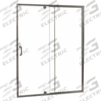 FOREMOST Shower Door and Panel: 54 in Min. Door Wd, 60 in Max. Door Wd, 69 in Overall Ht, Frameless (MPN CVDP6069-CL-BN). Key specifications — Brand: FOREMOST; Door Frame Finish: Brushed Nickel.