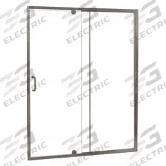 FOREMOST Shower Door and Panel: 54 in Min. Door Wd, 60 in Max. Door Wd, 69 in Overall Ht, Frameless (MPN CVDP6069-CL-BN). Key specifications — Brand: FOREMOST; Door Frame Finish: Brushed Nickel.