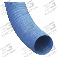 Industrial Ducting Hose: 5 in Hose Inside Dia., 25 ft Hose Lg, 14 psi, 3.9 in Bend Radius, PVC (MPN 0604-0500-0001). Key specifications — Temp. Range: -20° to 180°F; Brand: HI-TECH DURAVENT.