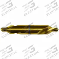 KEO Center Drill: Plain Type, #10, 60°, 3 3/4 in Overall Lg, LH, TiN Coated High Speed Steel (MPN 906-000-998). Key specifications — Brand: KEO; End Type: Double End.