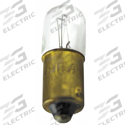EATON Incandescent Bulb: Incandescent, Miniature Bayonet (BA9s), (T) Tubular - BA9s Single-Contact Miniature Bayonet Base Lamps