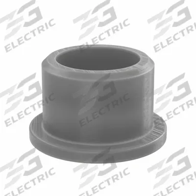 BUNTING BEARINGS Sleeve Bearing: MDS-Filled Nylon, 3/8 in Bore, 1/2 in OD, 3/8 in Overall Lg - Wear-Resistant Plastic Flanged Sleeve Bearings