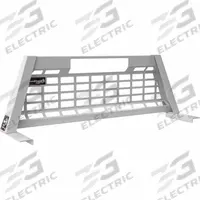 BUYERS PRODUCTS Headache Rack: 71 in Overall Wd, 23 in Overall Ht, For 23 in Truck Bed Lg, Steel (MPN 851405). Key specifications — For Use With: Trucks; Color: White; Product Type: Headache Rack; Material: Steel; For Truck Bed Length: 23 in; Brand: BUYERS PRODUCTS.