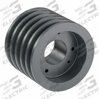APPROVED VENDOR V-Belt Pulley: B46, 5 Groove, 4.95 in OD, Bushed Bore, SD, Quick Detachable (MPN 5B46SD). Key specifications — attr1318293: B46; attr1318301: 4.6 in (5L, B); attr1318291: 5L, B, or BX.