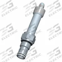 BUCHER HYDRAULICS Cartridge Valve: Screw-In, Normally Closed, Screwdriver Adjustment, Electrical (MPN PFCV-12-N-C-24-0-M-00). Key specifications — attr1012059: PFCV-12-N-C-24-0-M-00; attr1250696: PFCV; attr1011660: Nitrile; attr1011632: Screwdriver; attr1011635: BUCHER HYDRAULICS; attr1011636: Steel; attr1011647: 1.062 in; attr1011644: C12-20.