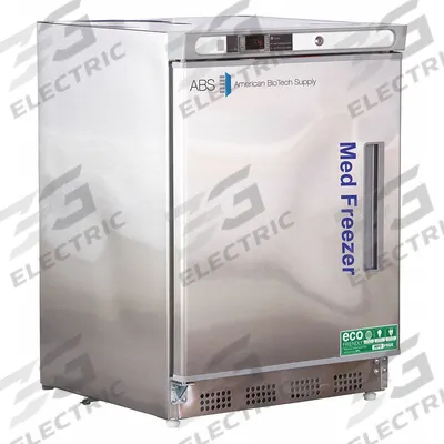 AMERICAN BIOTECH SUPPLY Freezer: Undercounter, 4.2 cu ft, -25°C to -15°C - Pharmacy Freezers