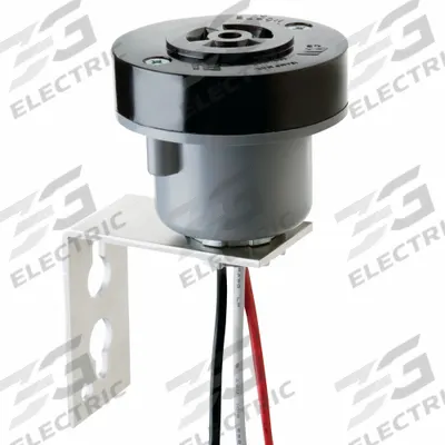 INTERMATIC Locking Type Photocontrol Receptacle: Turn-Locking Photocell - Receptacles for Turn-Locking Photocells