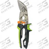 FISKARS Aviation Snips: Right, 9 1/2 in Overall Lg, 1 1/2 in Cutting Lg, Steel, SoftGrip, Steel (MPN 710630-1002). Key specifications — attr308531: SoftGrip; attr308530: Steel; attr308532: Steel; attr308533: Yes; attr308535: Metal; attr308541: 22 ga (Stainless Steel); attr308546: Right; attr324897: FISKARS.