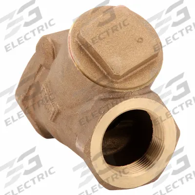 MILWAUKEE VALVE Swing Y Check Valve: Swing, Y-Style Valve Body, 1 1/2 in Pipe Size, FNPT x FNPT - Bronze Y Swing Check Valves