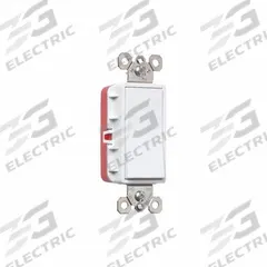 PASS & SEYMOUR Wall Switch: Rocker Switch, Single Pole, Maintained, White, 120/277V AC, 20 A (MPN PT2621W). Key specifications — Brand: PASS & SEYMOUR; Illuminated: No; Voltage Rating: 120/277V AC.