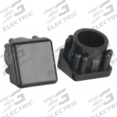 APPROVED VENDOR Furniture Protective Leg Tips: Plastic, Round, Black, 3/4 in Overall Dia - Chair Leg Tips & Caps