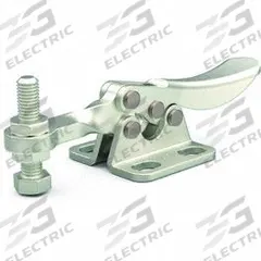 DE-STA-CO Straight Line Clamp: Std Horizontal Handle, Flange Base Mounting, 0.89 in Arm Lg, Std (MPN 205-SSS). Key specifications — Brand: DE-STA-CO.