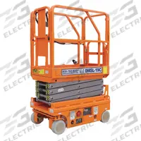 BALLYMORE Mobile Personnel Lift: Battery, Drivable, 19 ft Elevated Platform Ht, 53 in x 28 in (MPN DMSL-19C). Key specifications — Brand: BALLYMORE; Features Included: Platform Extension.