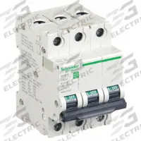 SCHNEIDER IEC Supplementary Protector: 63 A Amps, 10kA at 240V AC, Screw Clamp, C60SP (MPN M9F21363). Key specifications — Terminal Connection: Screw Clamp; Series: C60SP; AC Voltage Rating: 240/415/440V AC; DC Voltage Rating: Not Rated; Max. AIR Rating: 10kA at 240V AC; Brand: SCHNEIDER.