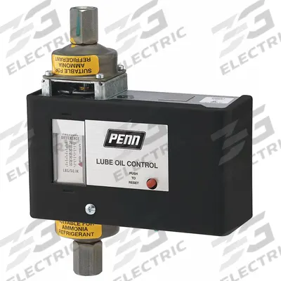 JOHNSON CONTROLS Mechanical Lube Oil Pressure Control: 8 psi to 70 psi, 90 sec Delay - Mechanical Lube Oil Pressure Controls