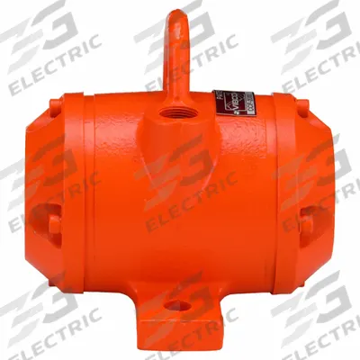 VIBCO Pneumatic Vibrator: 2,000 lbf, 6,000 vpm, 3/4 in NPT, CCF, 78 dBA, Cast Iron - Heavy-Duty Turbine & Ball Vibrators