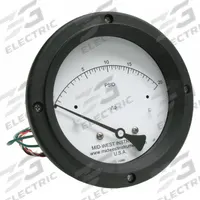 MIDWEST INSTRUMENT Differential Pressure Gauge & Switch: Back, 1/4 in NPT Female, 120, 4 1/2 in Dial (MPN 120SC-00-O-AA-20P). Key specifications — Sensor Type: Piston; Series: 120; Housing Material: 316 Stainless Steel; Certificate of Calibration: Not Included; Gauge Accuracy: ±3-2-3%.