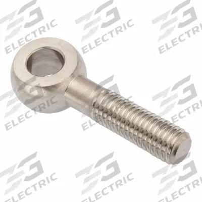 AMPG Fixed Rod End: Stainless Steel, Plain, 70 mm Hole Center-to-End Lg, Right Hand - Stainless Steel Male Threaded Fixed Rod Ends