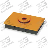 MASON Vibration Isolator Pad: Neoprene, Smooth Pad Top, 4 in Lg, 4 in Wd, 1 in Ht (MPN 2LVP7). Key specifications — Isolator Material: Neoprene; Brand: MASON.