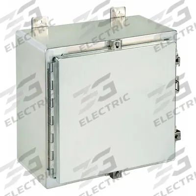HOFFMAN Enclosure: Aluminum, 16 in x 16 in x 8 in, NEMA 12/3R/4/4X, Solid Cover - Aluminum Enclosures