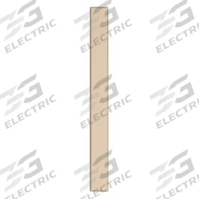ASI GLOBAL PARTITIONS Partition Column: Steel, Smooth Semi Gloss, Khaki, 70 in Ht, 7 in Wd - Pilasters for Bathroom Partitions