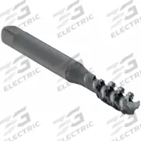OSG Spiral Flute Tap: #10-24 UNC, 2B, 3 Flute, Bottoming Chamfer, Black Oxide High Speed Steel (MPN 2985401)
