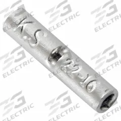 GRAINGER Butt Splice Connector: Bare, For Wire Size 22 AWG – 16 AWG, 600 V, Pack Qty 100 (MPN 4FRG7). Key specifications — Brand: GRAINGER.