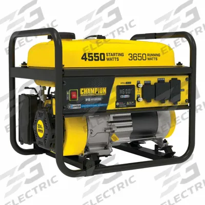 CHAMPION POWER EQUIPMENT Portable Generator: Conventional, Gasoline, 3,650 W Running - Inverter Generators