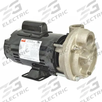 Dayton Turbine Pump: 1 hp, 115/230V AC, 120 psi Shut Off - Turbine Centrifugal Pumps