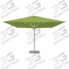 CALIFORNIA UMBRELLA Outdoor Umbrella: Pistachio, Aluminum/Steel, Hand Crank, 145 1/8 in Overall Ht (MPN SOLA338001-6085). Key specifications — Brand: CALIFORNIA UMBRELLA; Canopy Color: Pistachio; Includes Base: Yes; Includes Lights: No; Opening Mechanism: Hand Crank; Pole Material: Steel.