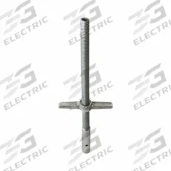 METALTECH Scaffold Leveling Jack: Leveling Jack, Steel, Leveling Jacks (MPN M-MBSJS24H). Key specifications — Compatible with Grainger Part Number: 38HT50; Color: Silver; Compatible with Manufacturer Model Number: M-MFT5710A; Included Components: 24 in Galvanized Screw Hollow Rod Leveling Jack; Material: Steel; Product Type: Leveling Jack; Brand: METALTECH.