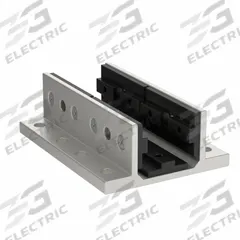 Linear Bearing: 25 Series, 100 mm L x 74.2 mm W x 31.3 mm H, Silver, Double Flanged, Std, Anodized (MPN 25-6426). Key specifications — Brand: 80/20; Housing Material: Aluminum; Finish: Anodized.