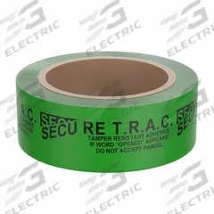 NOVAVISION Tamper Evident Tape: 2 mil Tape Thick, Green, Secure T.R.A.C., 2 in x 60 yd, 2 in x 60 yd (MPN PST2G-61A-180). Key specifications — Message: Secure T.R.A.C.; Brand: NOVAVISION.