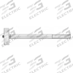 PRECISION Exit Device: 48 in Max Door Wd, Stainless Steel (MPN 3R0FL2103RHRB630). Key specifications — Product Type: Exit Device; Brand: PRECISION; Exit Device Type: Rim; Exit Bar Style: Touchbar; ADA Compliant: Yes.