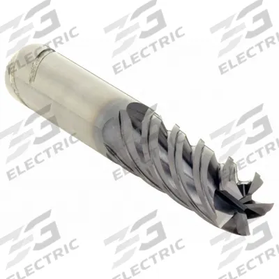 WIDIA HANITA Square End Mill: Carbide, AlTiN Coated, 5 Flute, 3/4" Mill Dia, 1-5/8" LOC - Fast-Cutting Carbide Square End Mills for Stainless Steel & Super Alloys