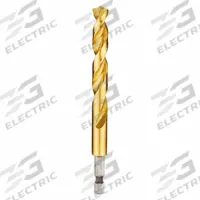 MILWAUKEE Hex Shank Drill Bit: 13/32", 135° Split Point, TiN-Coated HSS, Impact Rated (MPN 48-89-4623). Key specifications — attr1234973: Impact Rated; attr1234966: MILWAUKEE; attr1234978: 0.4063.