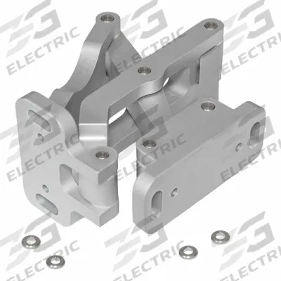 JW WINCO Multi Joint Concealed Hinge: 180° Range, Ambidextrous, Aluminum, Aluminum - Multi-Joint Concealed Hinges