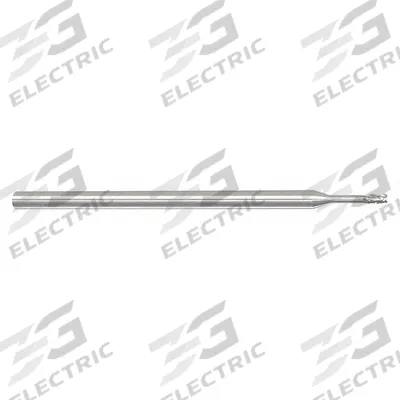 APPROVED VENDOR Corner Chamfer End Mill: Carbide, 3 Flute, 3/64" Mill Dia, 3/32" LOC - Reduced-Neck Fast-Cutting Carbide Corner-Chamfer End Mills
