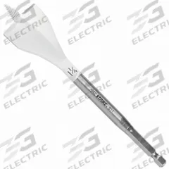 BOSCH Spade Drill Bit: 1 1/4 in Drill Bit Size, 1/4 in Shank Dia, 6 in Overall Lg, Paint (MPN NS1017). Key specifications — attr277223: BOSCH; attr255674: Paint; attr255683: High Carbon Steel.