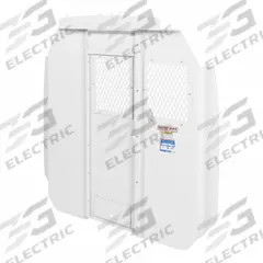 WEATHER GUARD Van Partition: Swing Open Door Panel, White, Steel, 68 3/4 in Overall Ht, Medium Roof (MPN 96312-3-01D). Key specifications — Color: White; Compatible Roof Type: Medium Roof; Brand: WEATHER GUARD; Compatible Make/Model: Ford Transit; Compatible Vehicle Type: Full-Size Vans.