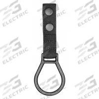 HEROS PRIDE Key Holder: Black, Nylon, Ballistic, 6 3/4 in x 29 mm, Open Closure (MPN 1090). Key specifications — attr188437: Black; attr188438: Nylon; attr188431: Key Pouch.