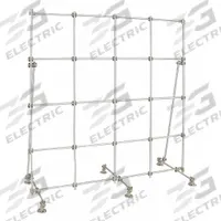 Aluminum Lab Frame: Aluminum, 1 in Rod Dia, 18 in Overall Lg, 4 ft Overall Wd, 4 ft Overall Ht (MPN CLR-FRAMEAL). Key specifications — Product Type: Support Frames; Material: Aluminum; Brand: OHAUS.