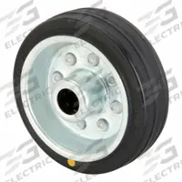 APPROVED VENDOR Flat-Free Wheel: 3 1/8 in Wheel Dia., 1 in Wheel Wd, Rubber, 110 lb Load Capacity (MPN VE 80/12R-EL). Key specifications — Brand: APPROVED VENDOR.