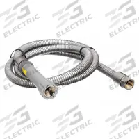 T&S BRASS Pre-Rinse Hose: Stainless Steel, Stainless Steel, 68 in Overall Lg, UN (MPN B-0068-H). Key specifications — Inlet Connection Type: UN; Sprayer Connection Size: 3/4"-15; Brand: T&S BRASS; Color/Finish: Stainless Steel; Material: Stainless Steel; Product Type: Pre-Rinse Hose.