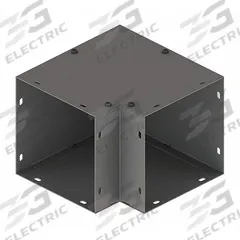 HOFFMAN Wireway 90 Degree Elbow: 6 in Wd, 6 in Ht, 16 ga Gauge, 1, Screw-On Cover, Steel, Painted (MPN F66G90E). Key specifications — attr2485: HOFFMAN; attr6712: Any Side; attr2473: Painted; attr2489: 8 in; attr6710: Screw Clamps; attr2472: Screw-On; attr6660: No; attr7757: Screw-On Cover.