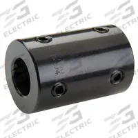 RULAND MANUFACTURING Rigid Shaft Coupling: 1/4 in Bore Dia 1, 1/4 in Bore Dia 2, Round, One-Piece (MPN SCX-4-4-F). Key specifications — attr870032: Round; attr870041: No; attr870034: RULAND MANUFACTURING; attr870070: Inch; attr925532: Same Bore Dimensions.