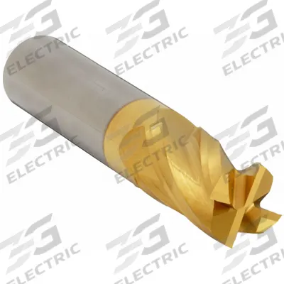 APPROVED VENDOR Square End Mill: Carbide, TiN Coated, 4 Flute, 3/4" Mill Dia, 1" LOC - General Purpose Carbide Square End Mills
