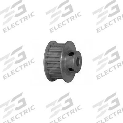 Dayton Timing Pulley: Curvilinear, Fixed, For HTD Timing Belt Section, For 9 mm Belt Wd - HTD Section Fixed-Bore Timing Pulleys with Hub