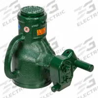 ENERPAC Super Jack: Steel, Socket with Quick Spin, Mechanical, 25 ton Load Capacity, 5 in Stroke (MPN JJ2510C). Key specifications — Brand: ENERPAC; Lifting Actuator: Socket with Quick Spin; Body Material: Steel.